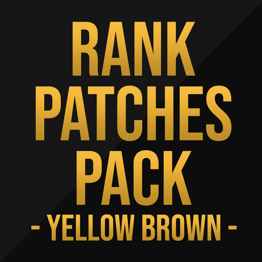 More information about "Police/Militarily Rank styled Pack - Yellow Brown"